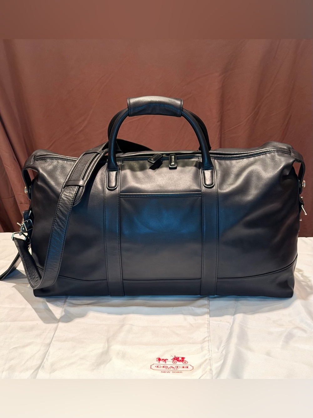 Vintage 01’ COACH x LEXUS Limited Edition Leather Weekender |#0502